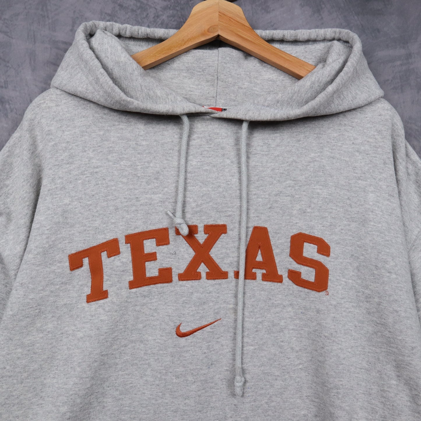 00s Grey Nike Texas Longhorns Hoodie 5639
