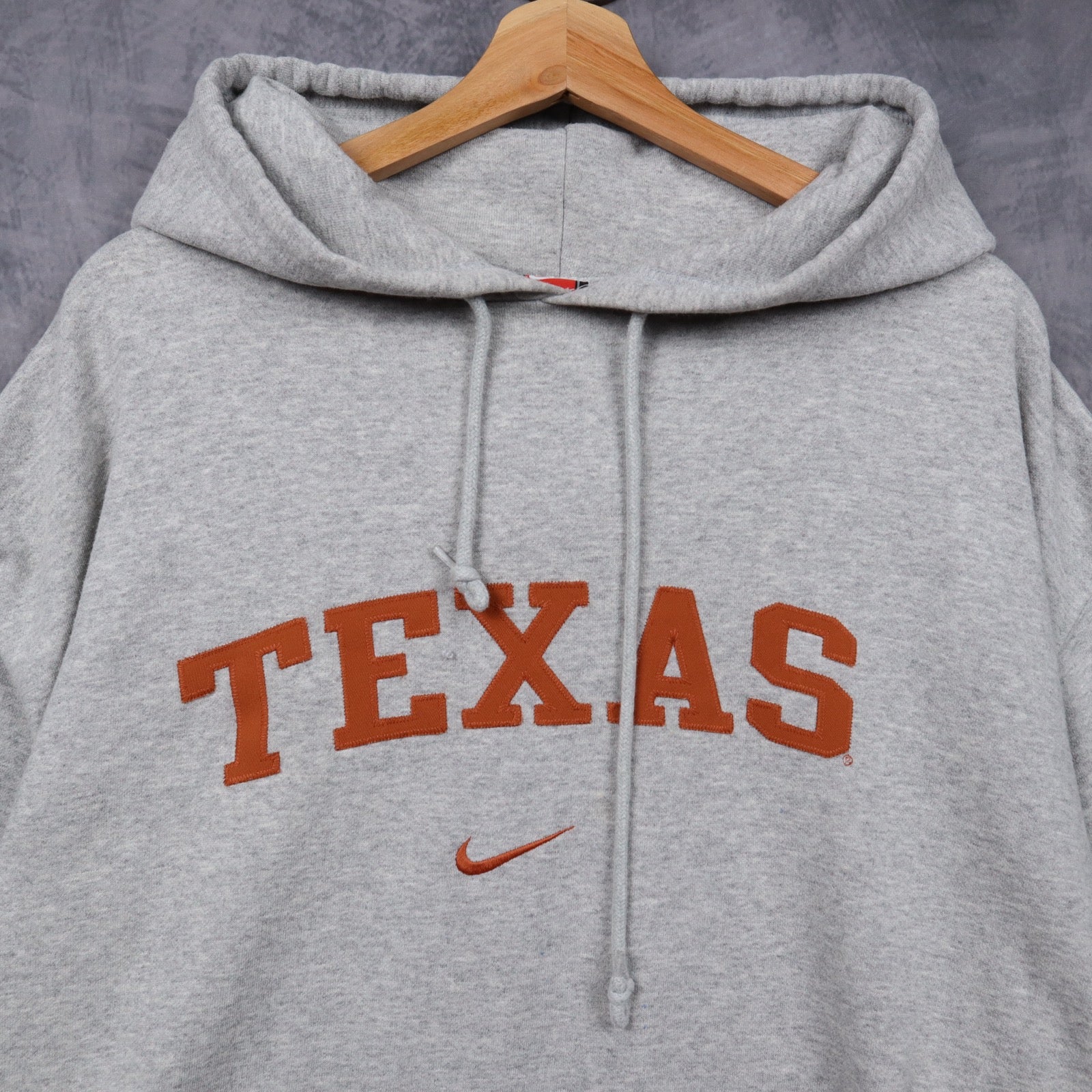 00s Grey Nike Texas Longhorns Hoodie 5639