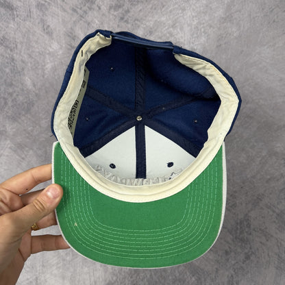 90s Navy Blue Dallas Cowboys Wool Snapback Hat 6863