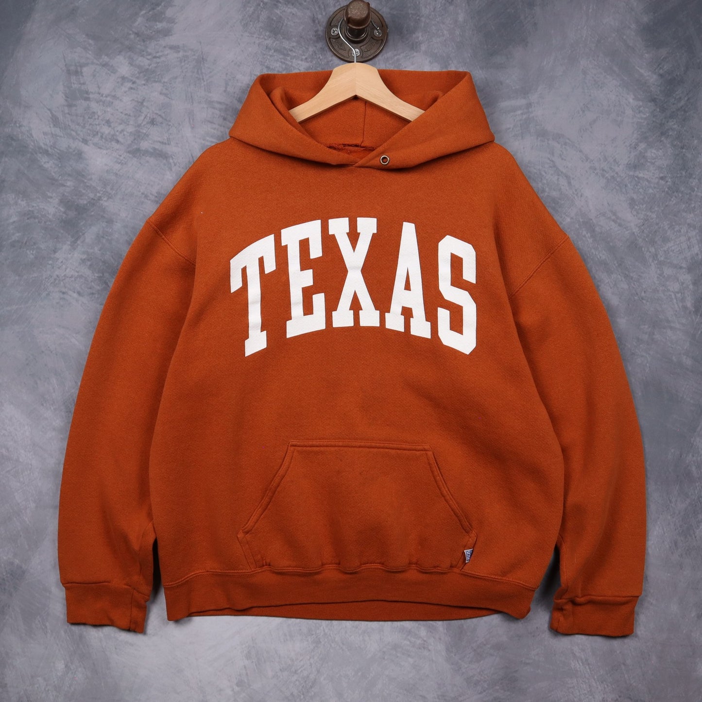 00s Burnt Orange Texas Hoodie 5647