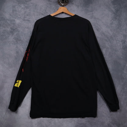 2001 Black Jeff Gordon NASCAR #24 Long Sleeve Shirt 4837