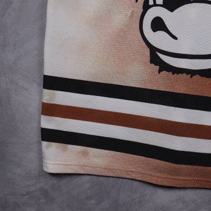 90s Orange Texas Longhorns All Over Print Jersey 5884