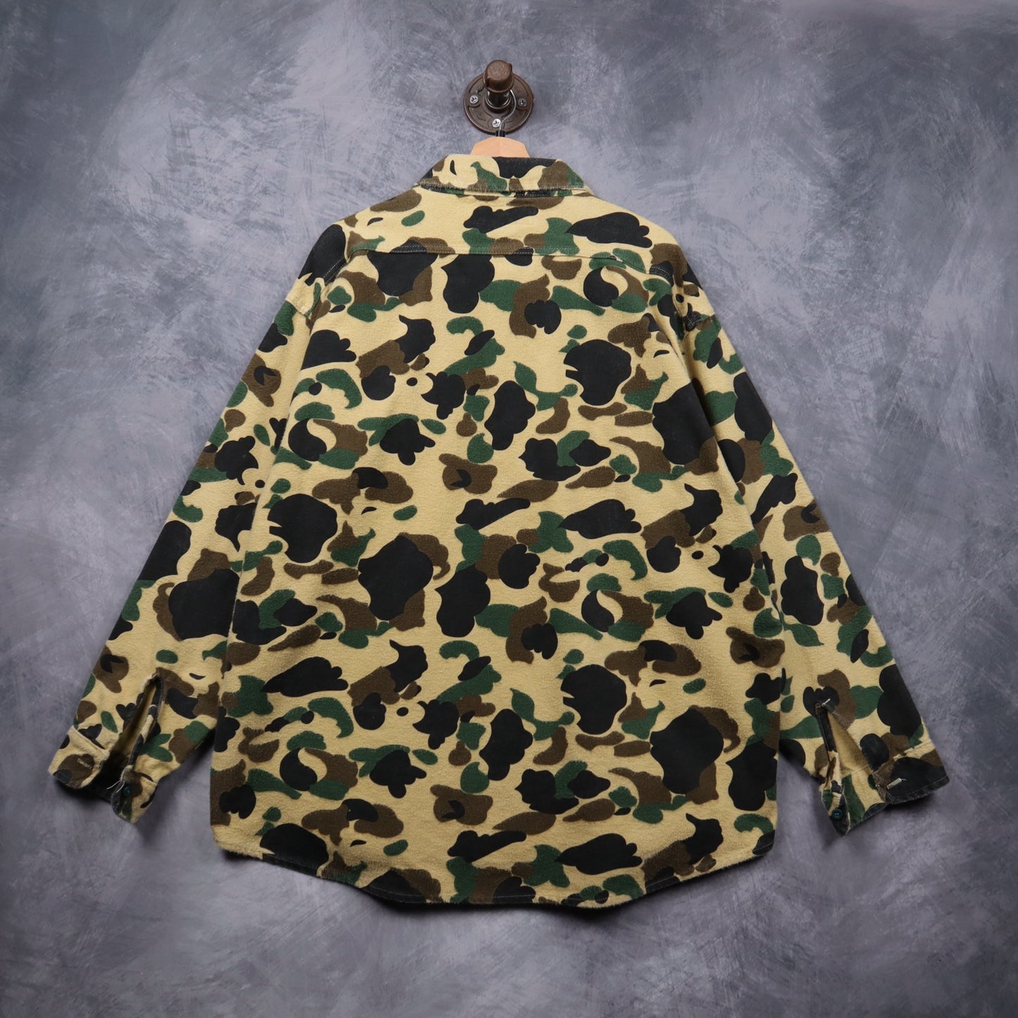 90s Gander Mountain Duck Camo Heavy Flannel Shirt 5472