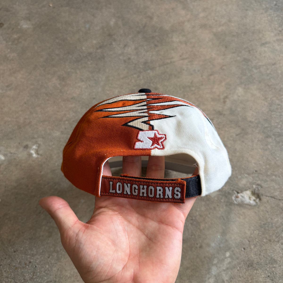 90s Orange Texas Longhorns Starter Shockwave Hat 5778
