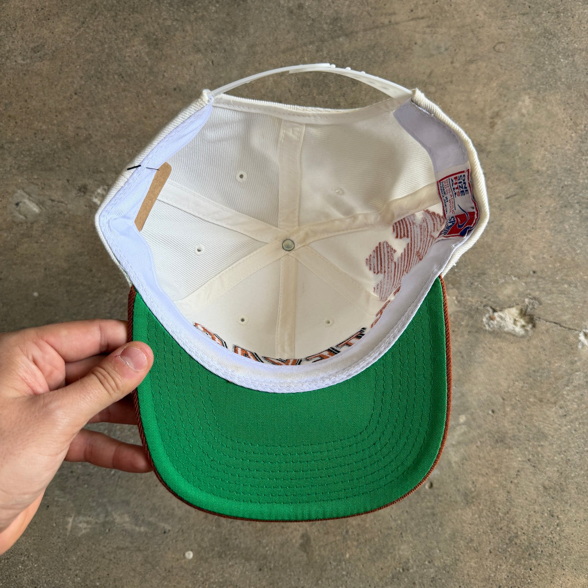 90s White Texas Longhorns Sports Specialties Snapback Hat 5776