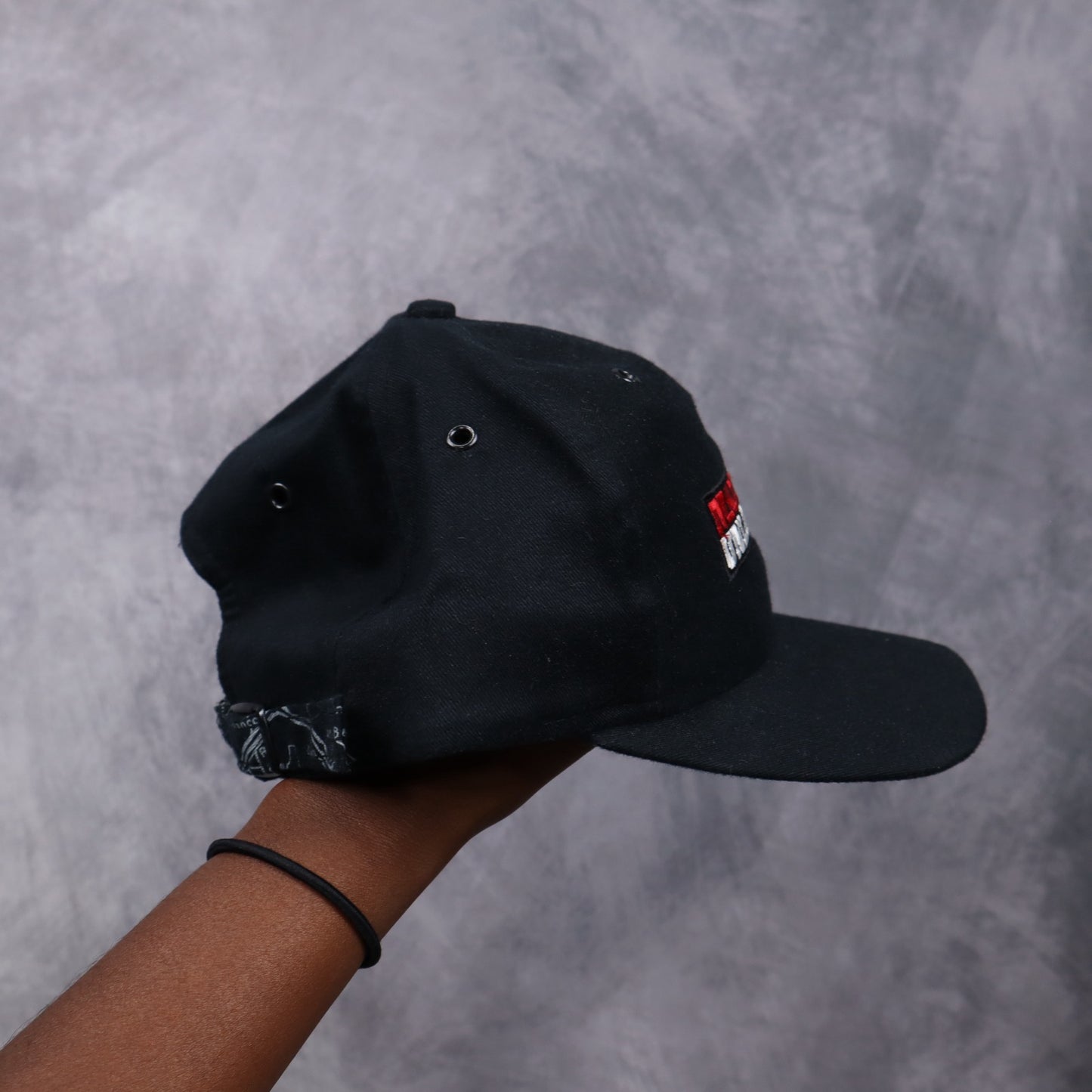 90s Black Marlboro Unlimited Snapback Hat 5516