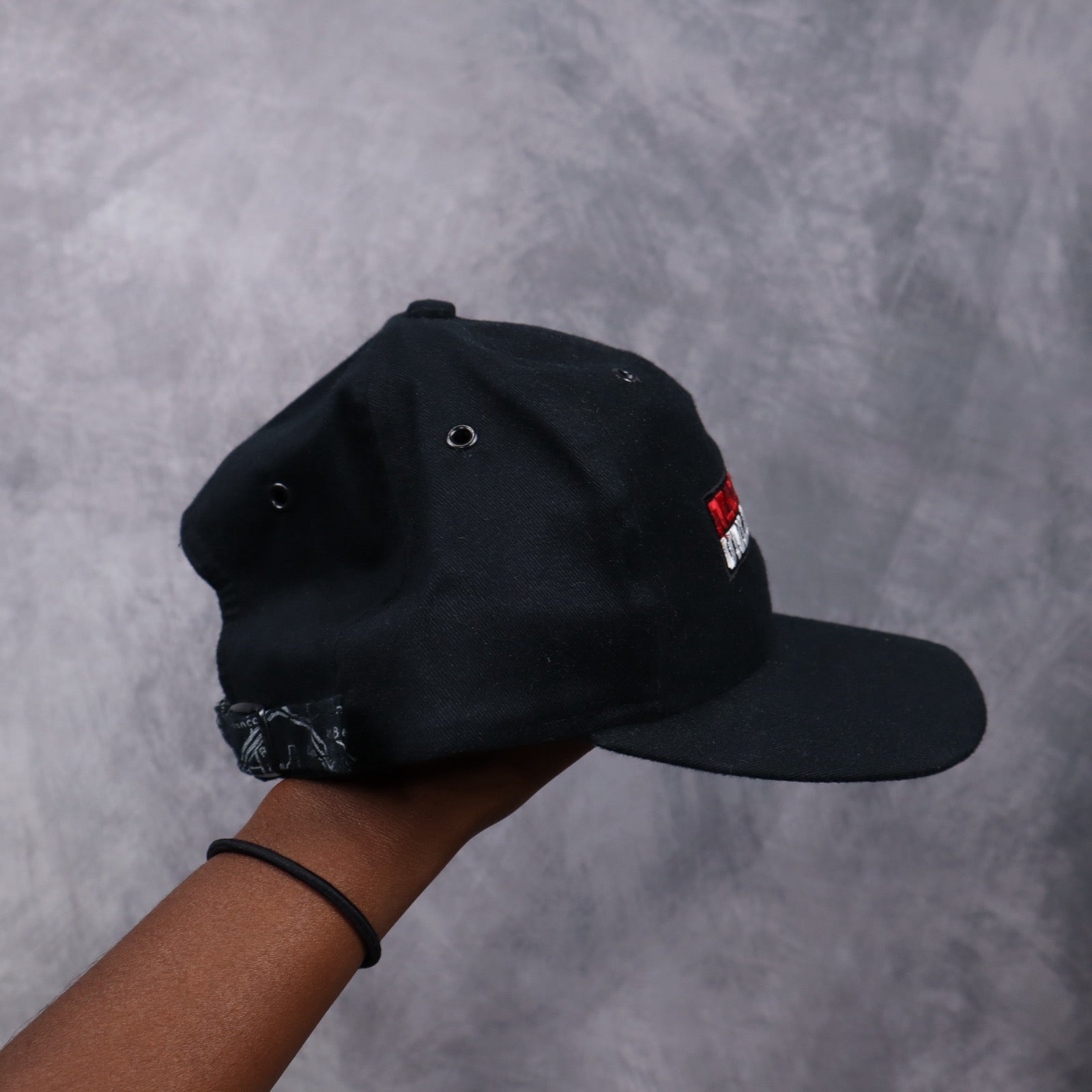 90s Black Marlboro Unlimited Snapback Hat 5516