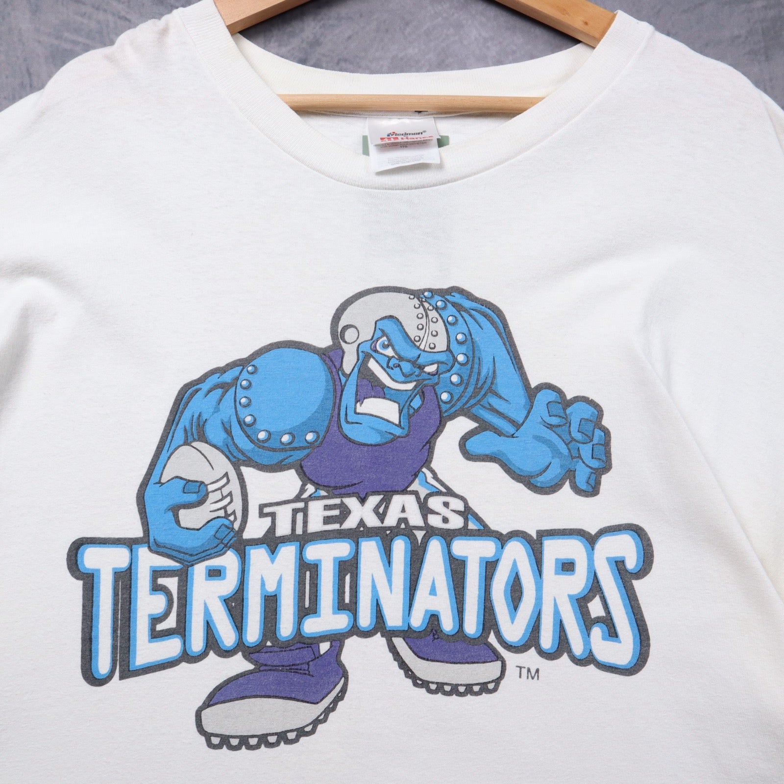 90s White Texas Terminators Shirt 5388