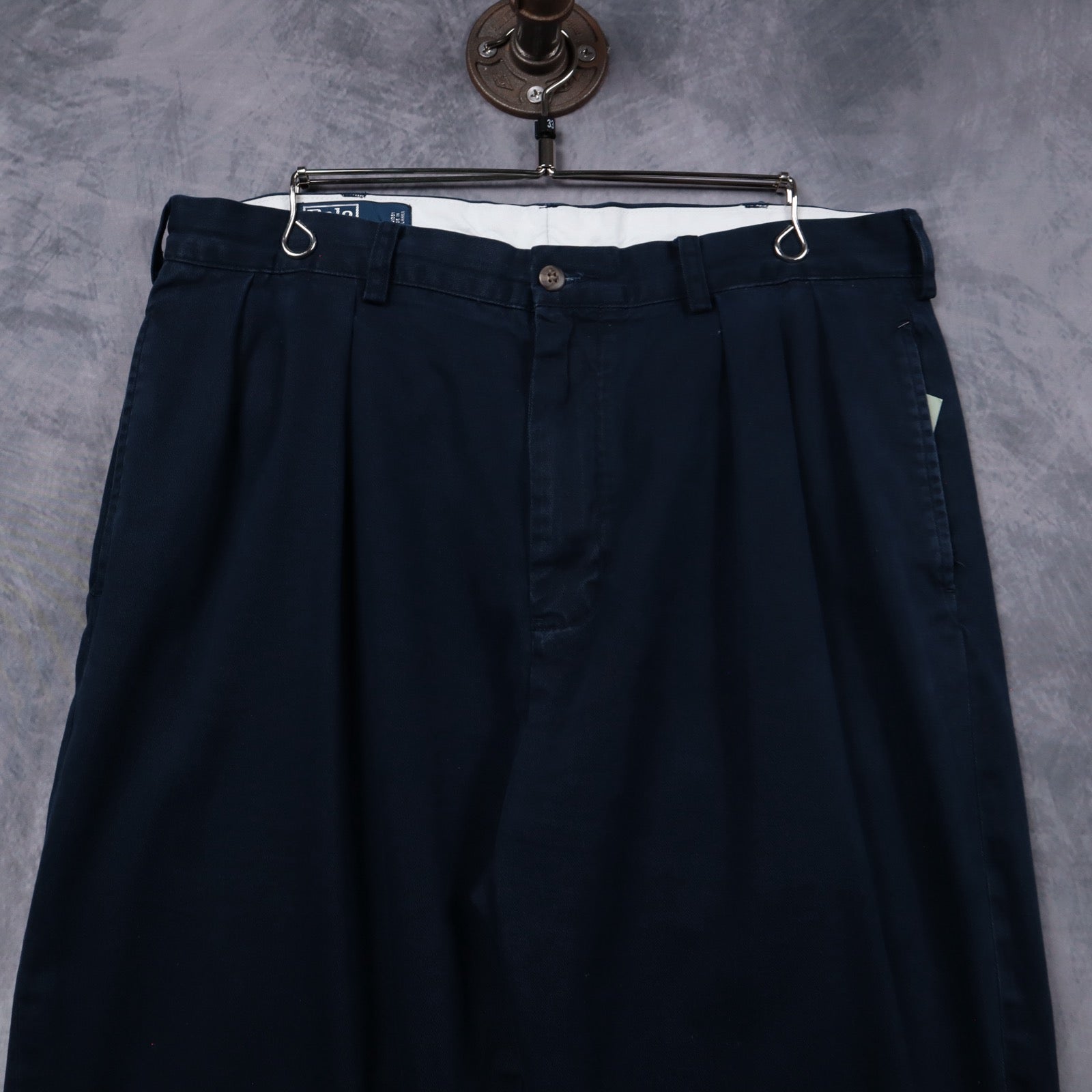Early 2000s Navy Polo Ralph Lauren Pleated Chinos 5261