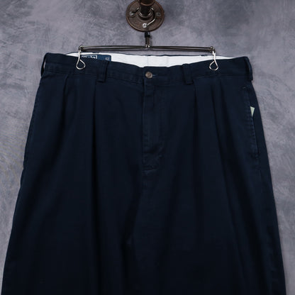 Early 2000s Navy Polo Ralph Lauren Pleated Chinos 5261