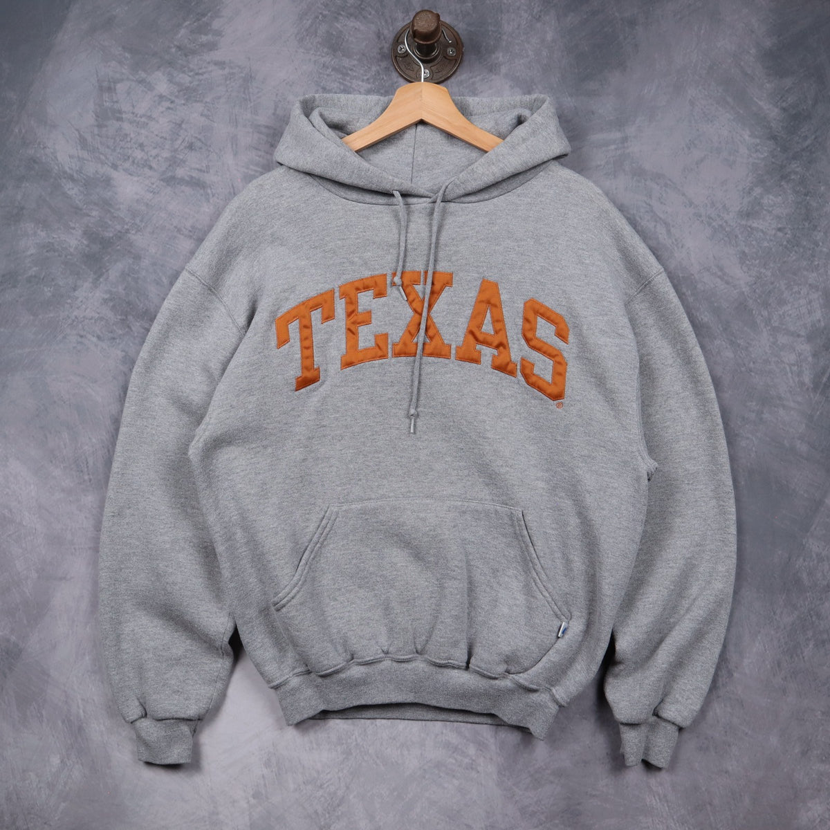 00s Grey Texas Russell Athletic Hoodie 5664