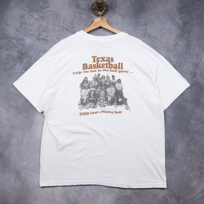1995 White Texas Basketball Lady Longhorn Camp Shirt 5757
