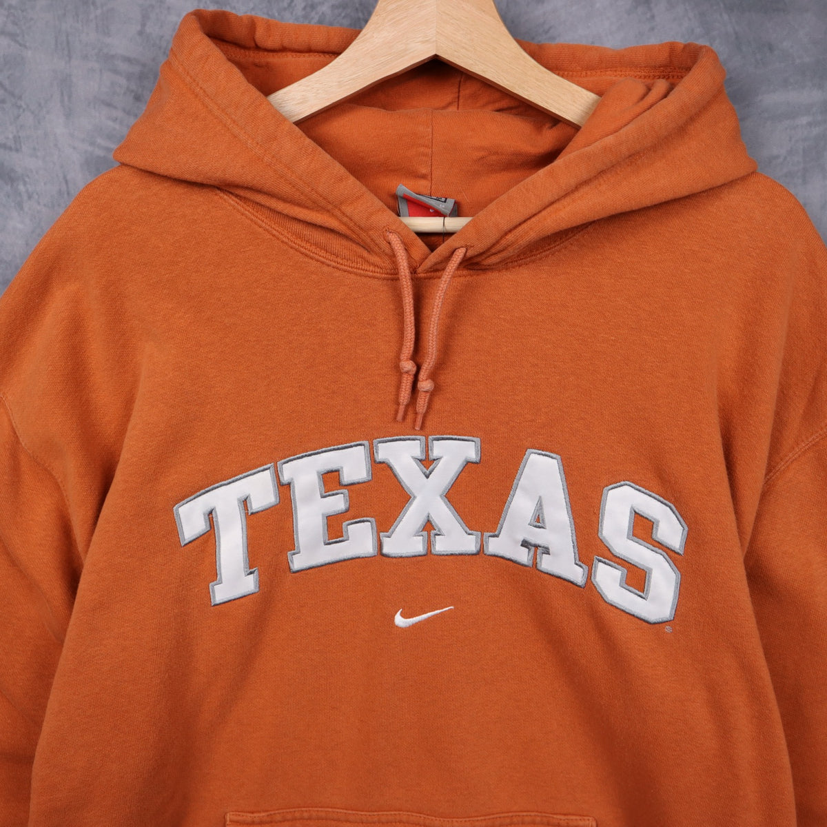 00s Burnt Orange Nike Texas Longhorns Hoodie 5645
