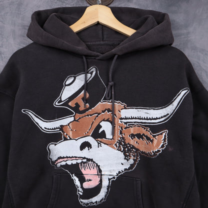 00s Black Levi's Longhorn Graphic Hoodie 5668