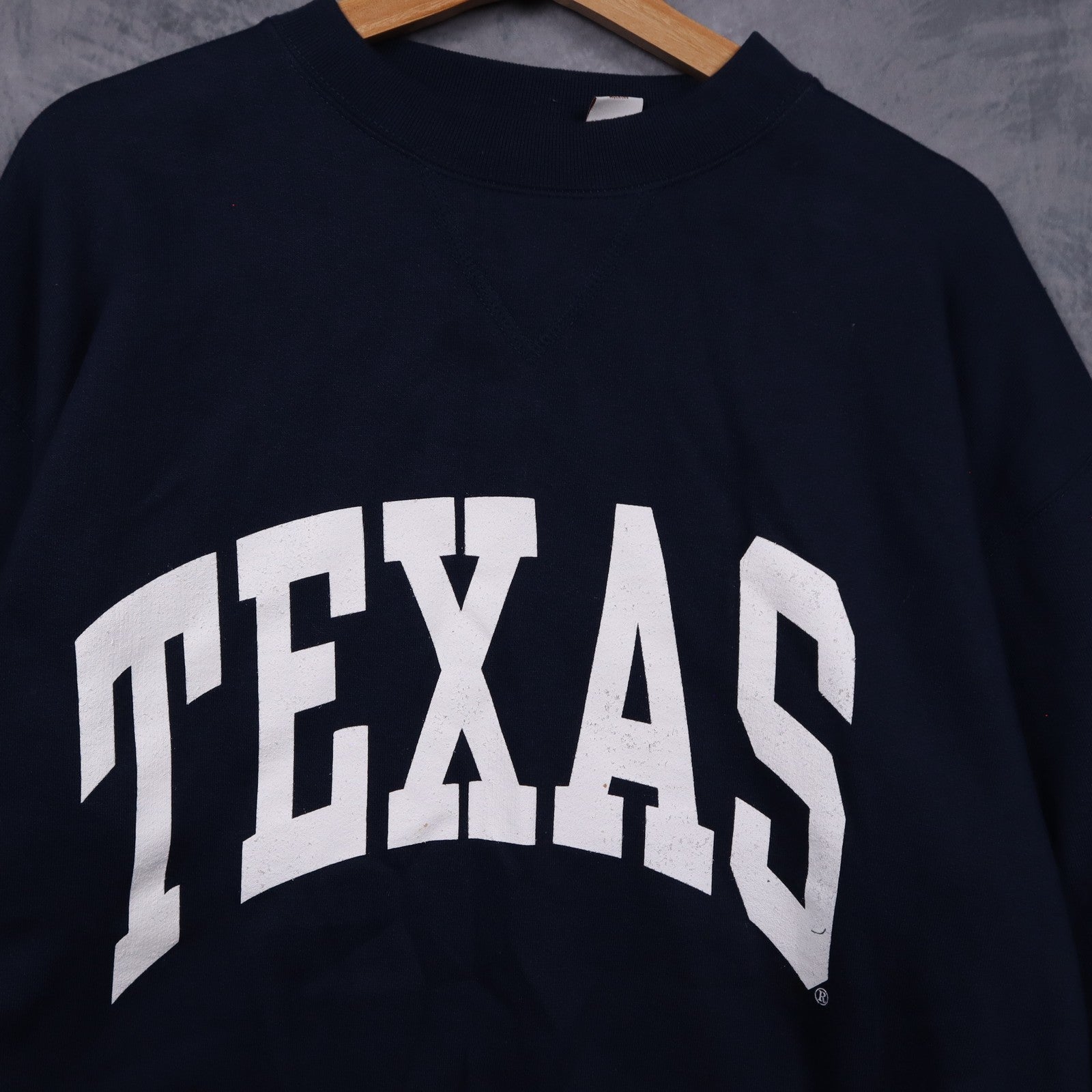 90s Navy Blue Texas Crewneck Sweatshirt 5874