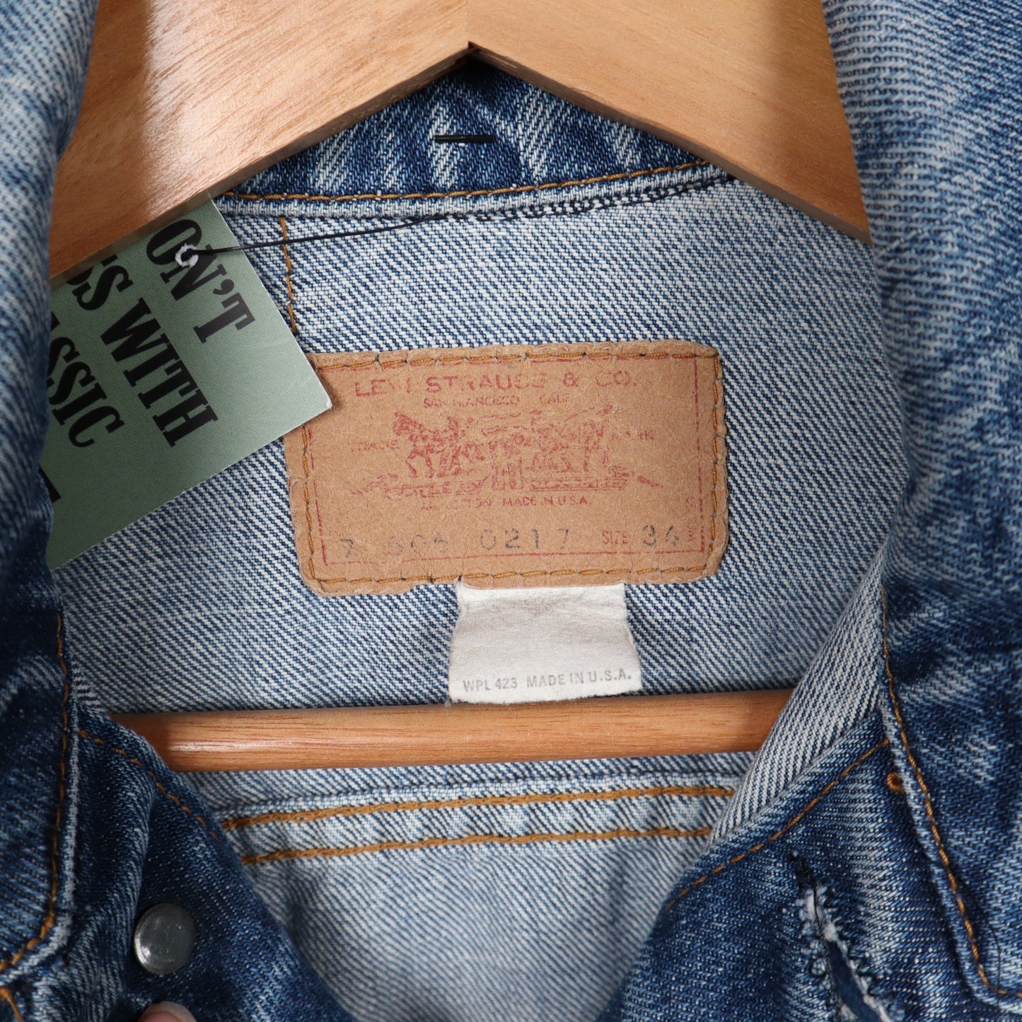 70s Medium Wash Levi's Type III Denim Jacket 5081