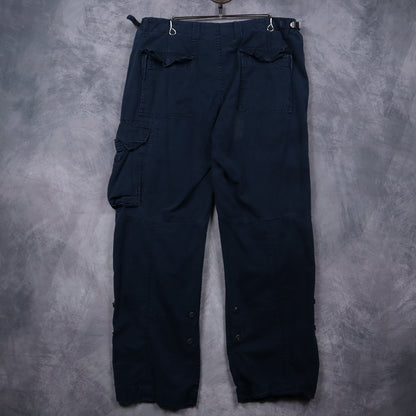 90s Navy Blue Polo Ralph LAuren Utility Cargo Pants 5061