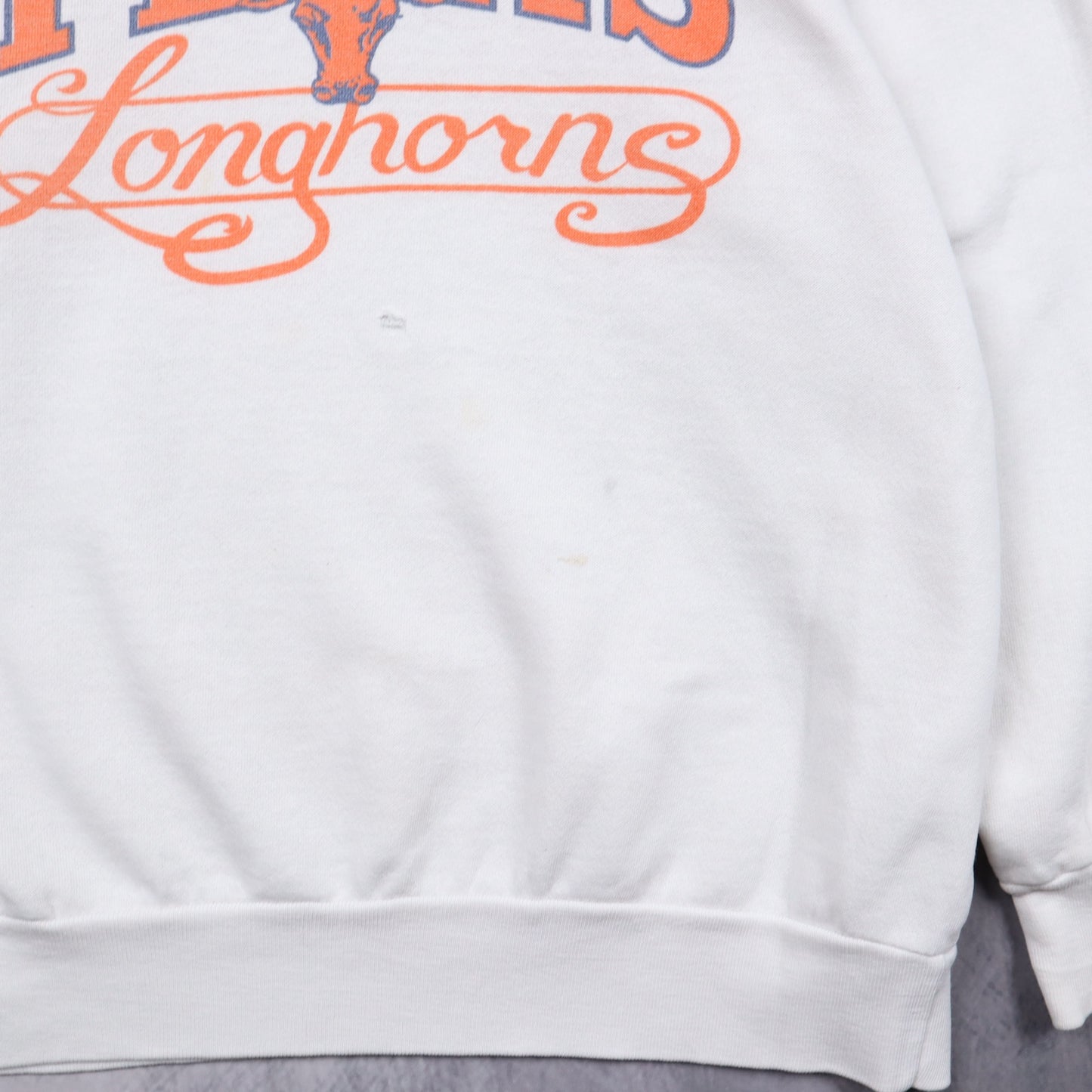 90s White Texas Longhorns Crewneck Sweatshirt 5697