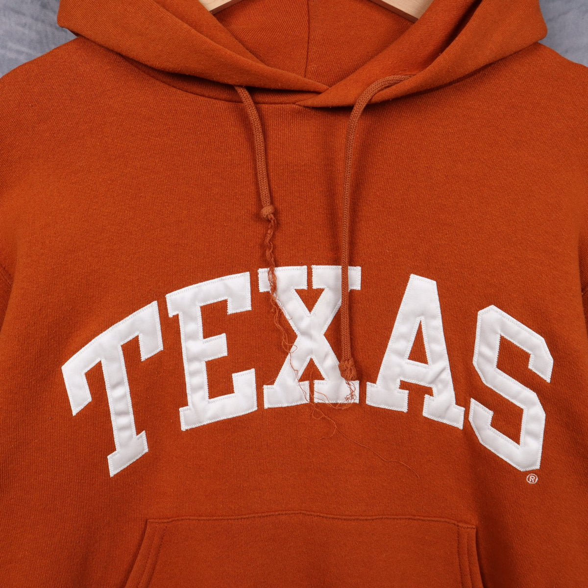 00s Burnt Orange Texas Longhorns Russell Athletic Hoodie 5659