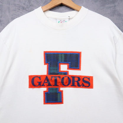 90s White Florida Gators Embroidered Shirt 5483