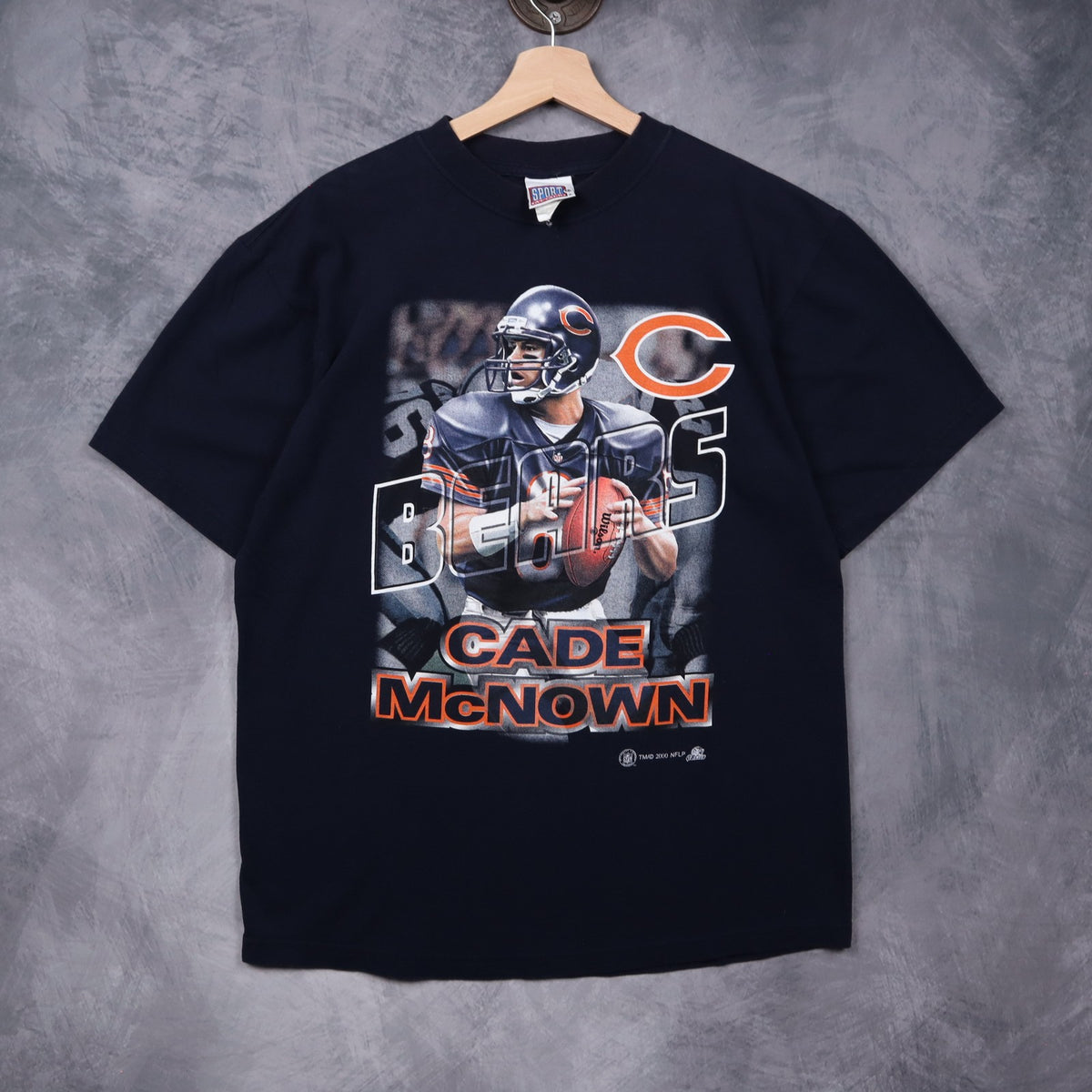 2000 Navy Blue Chicago Bears Cade McNown Shirt 6590