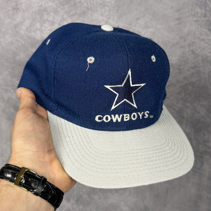 90s Navy Blue Dallas Cowboys Snapback Hat 6855