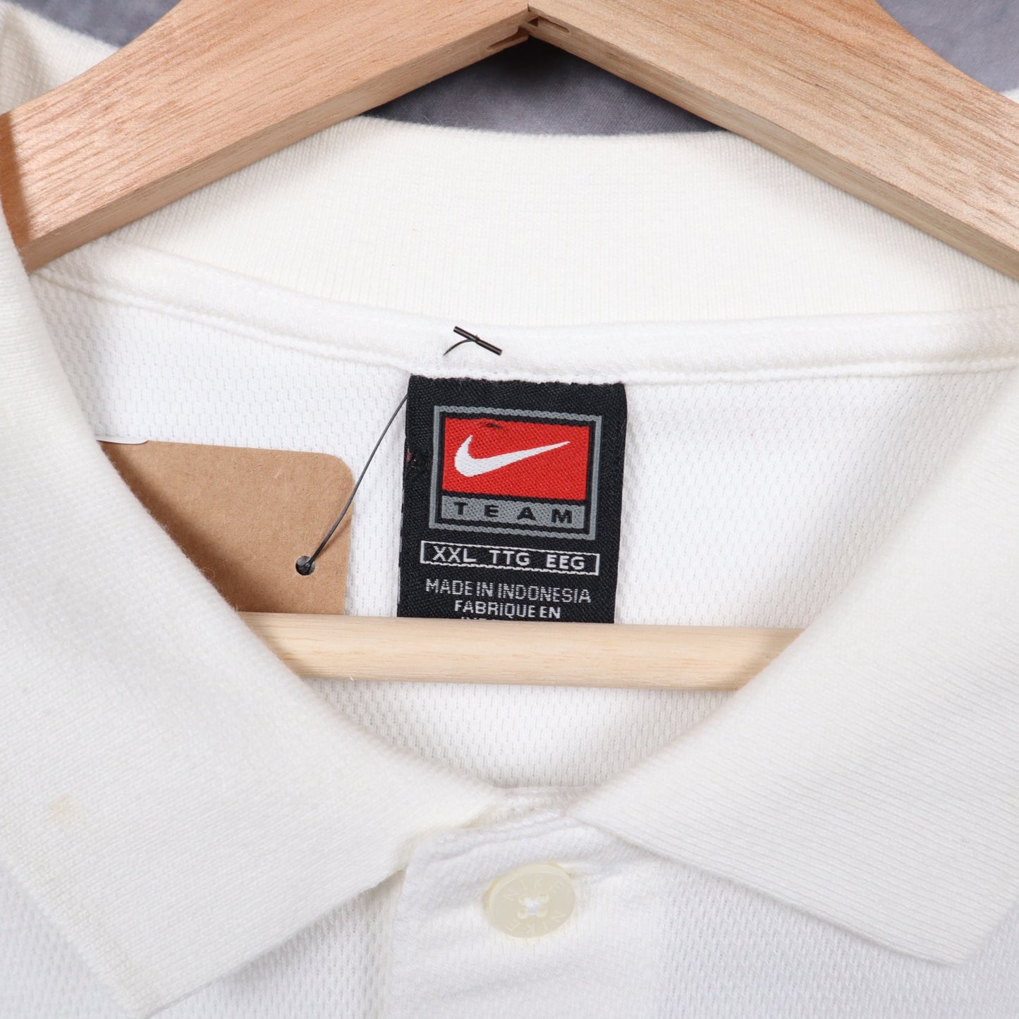 00s White Nike Texas Longhorns Golf Polo Shirt 5817