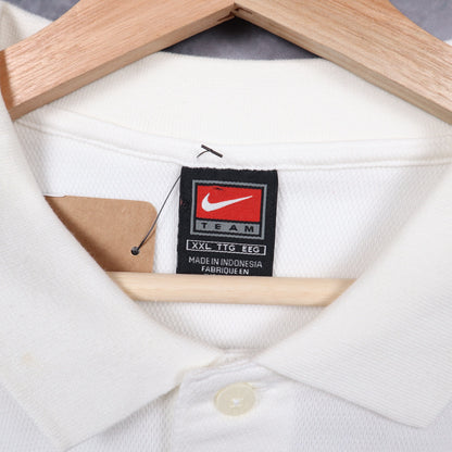 00s White Nike Texas Longhorns Golf Polo Shirt 5817