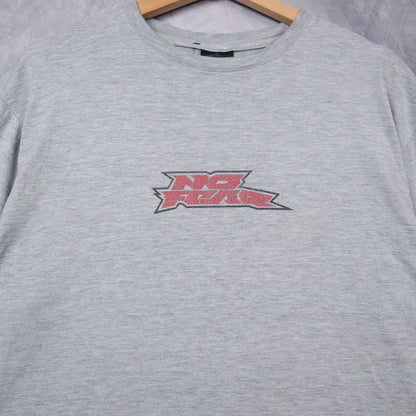 90s Grey No Fear Manny Pacquiao Boxing Shirt 4675