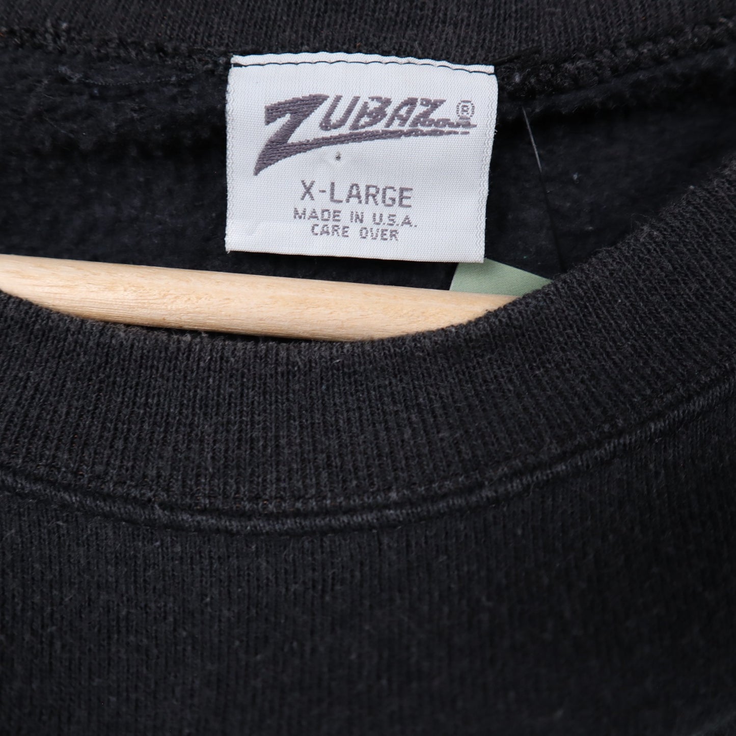 90s Faded Black Dallas Mavericks Zubaz Crewneck Sweatshirt 5541