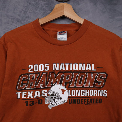 2005 Burnt Orange Texas Longhorns National Champions Shirt 5864