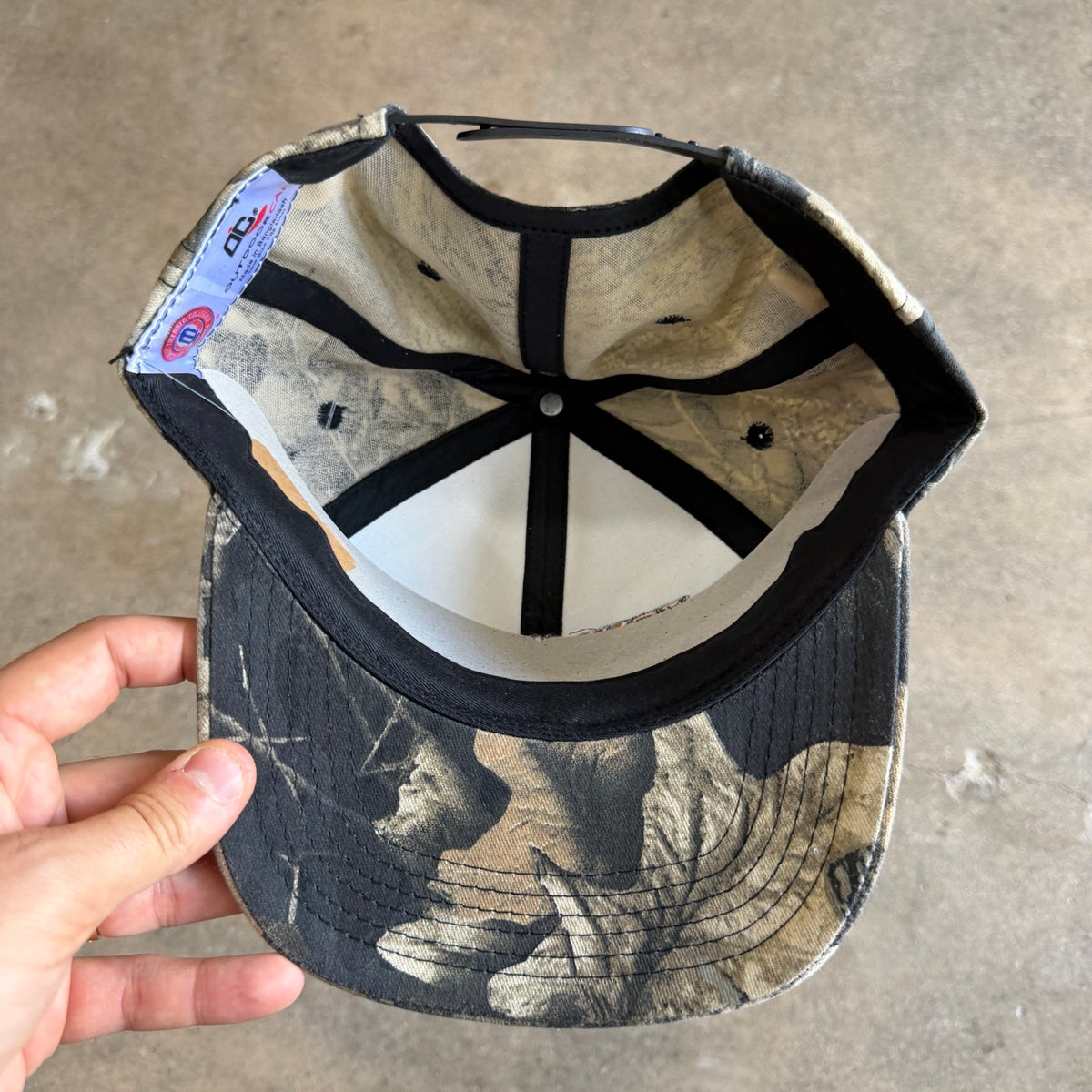00s Mossy Oak Camo Texas Longhorns Snapback Hat 5805
