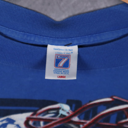 1996 Blue New England Patriots Helmet Shirt 6577