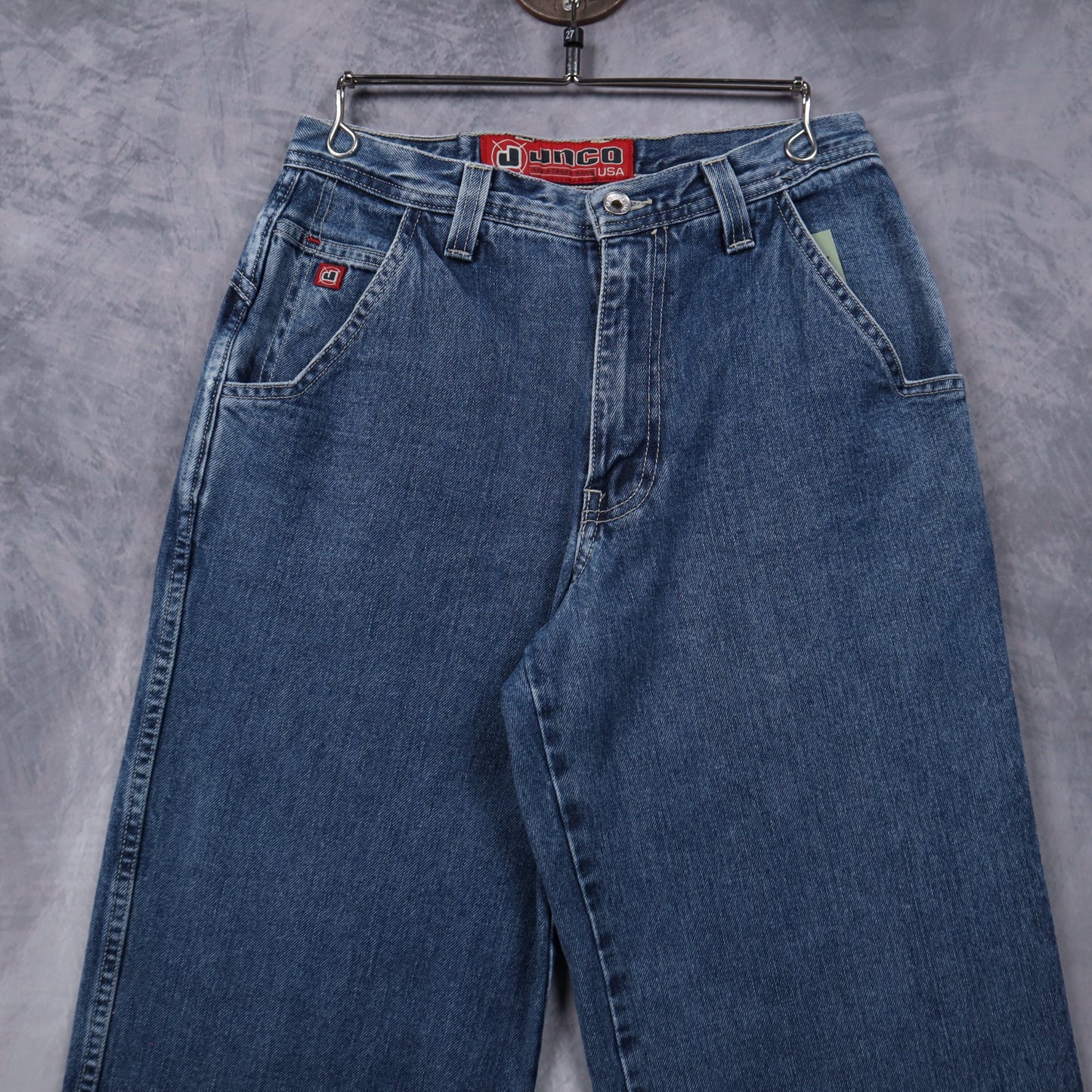 Y2K JNCO Medium Wash Baggy Denim Jeans 5064
