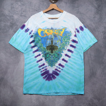 2000 Blue Tie Dye CSNY Tour Shirt 5447