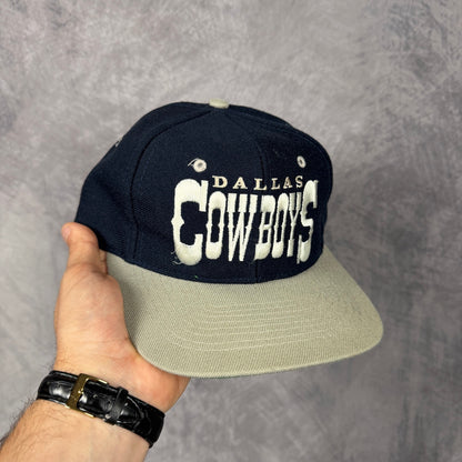 90s Navy Blue Dallas Cowboys Snapback Hat 6827