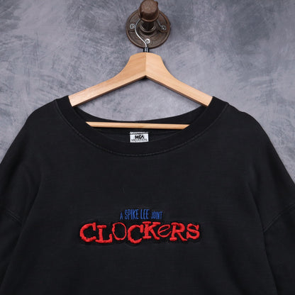 1995 Black Clockers Spike Lee Movie Promo Crewneck Sweatshirt 5115