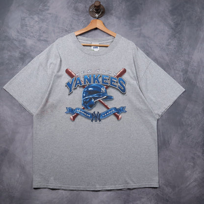 2004 Heather Gray New York Yankees American League Shirt 5351