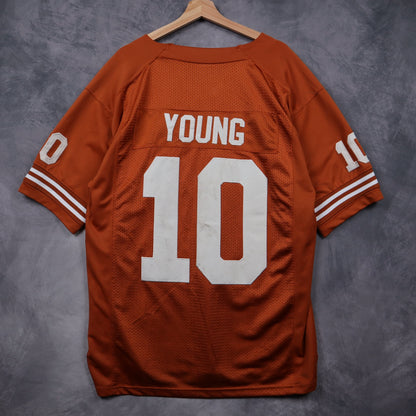00s Orange Nike Texas Longhorns Vince Young #10 Jersey 5885