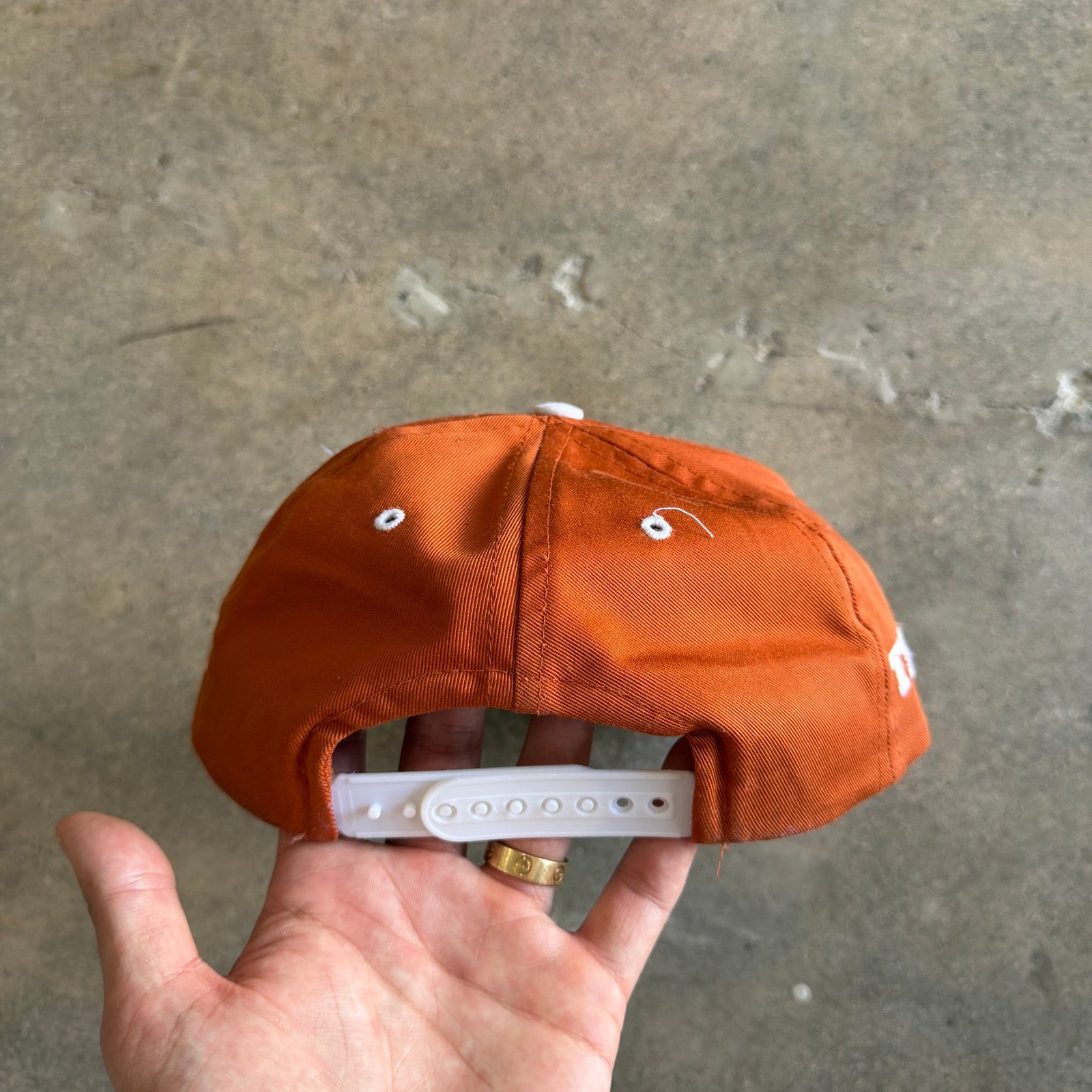90s Orange Texas Longhorns Snapback Hat 5798