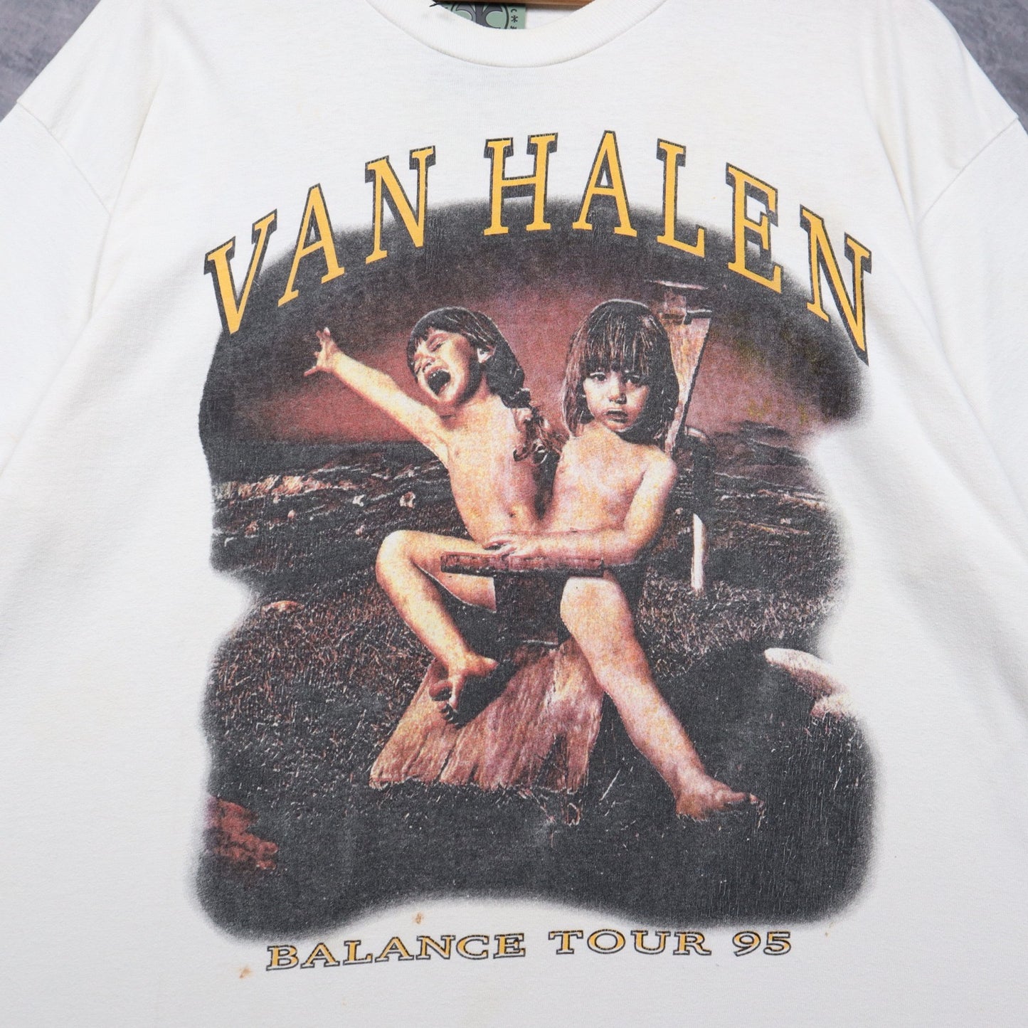 1995 White Van Halen Balance Tour Honolulu Hawaii Shirt 4954