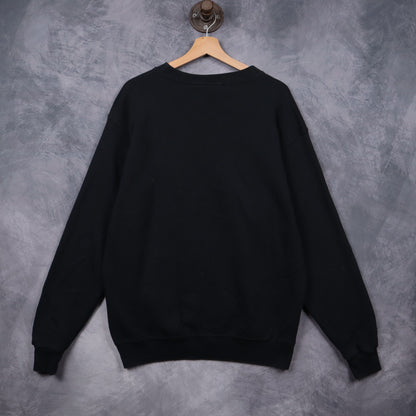 90s Black University of Texas Crewneck Sweatshirt 5722
