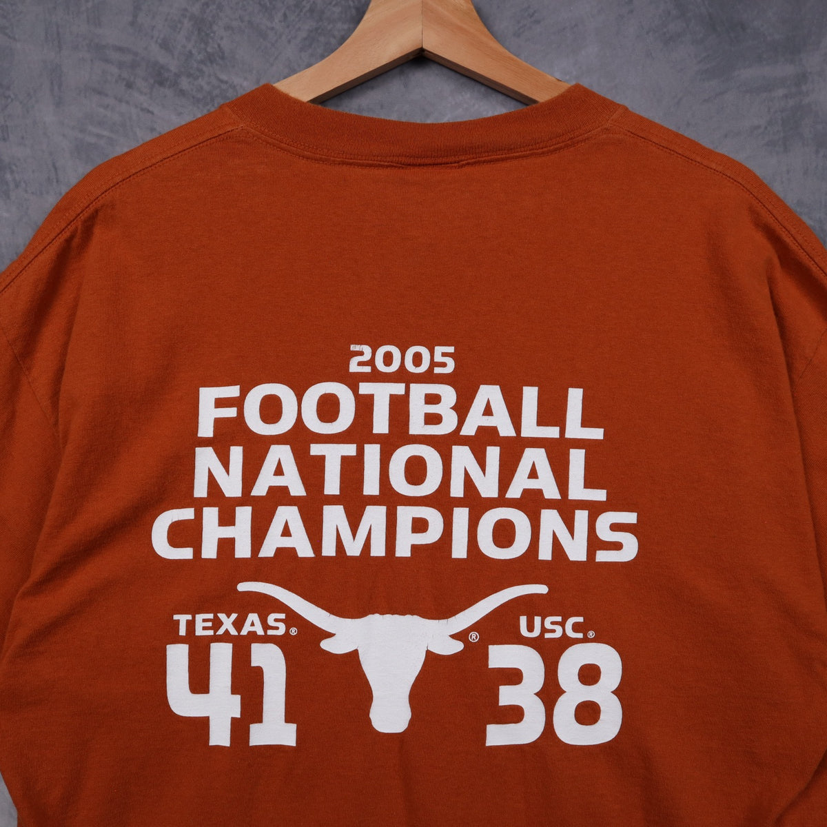 2005 Burnt Orange Texas Longhorns Football National Champions Shirt 5846