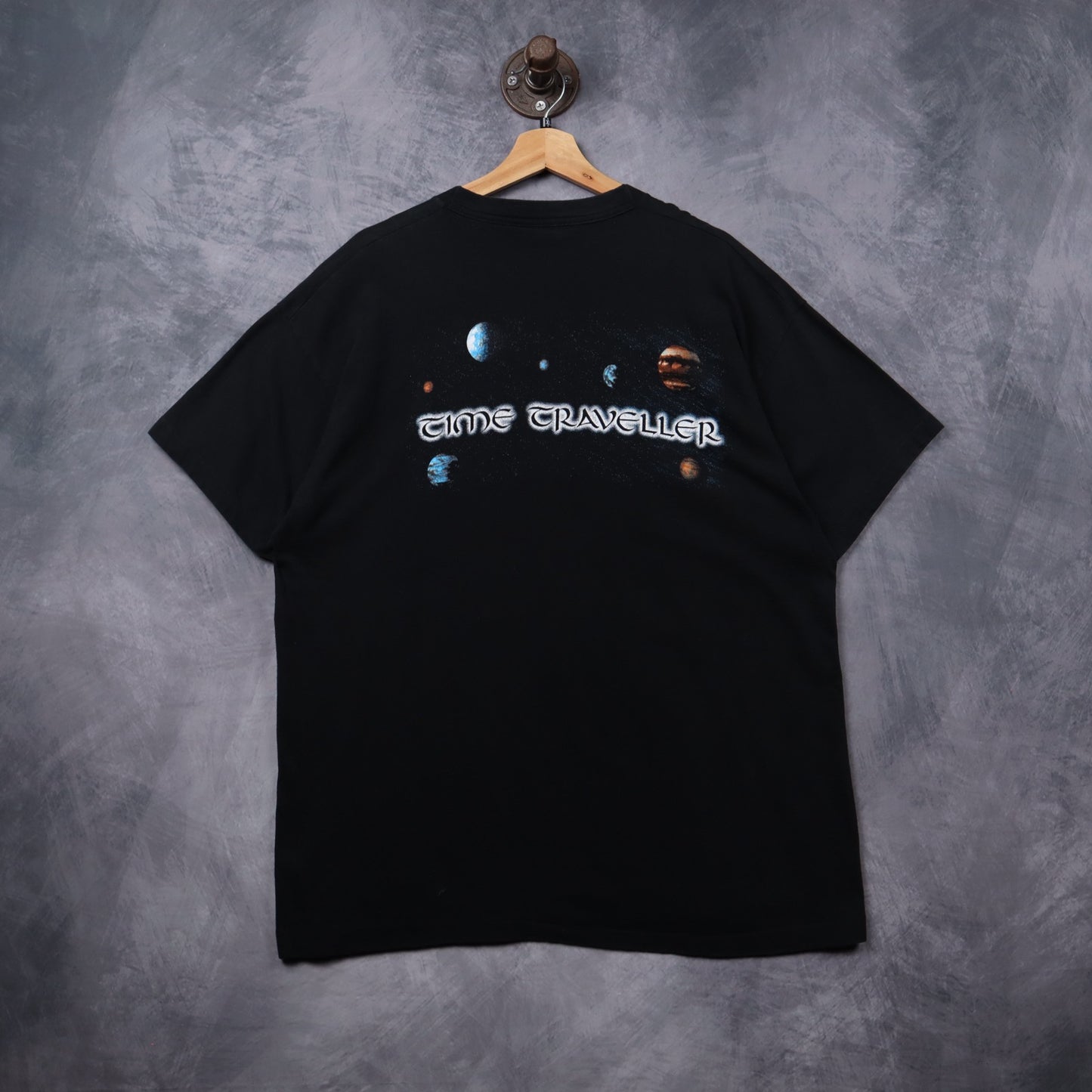 90s Black The Moody Blues Time Traveller Shirt 5368