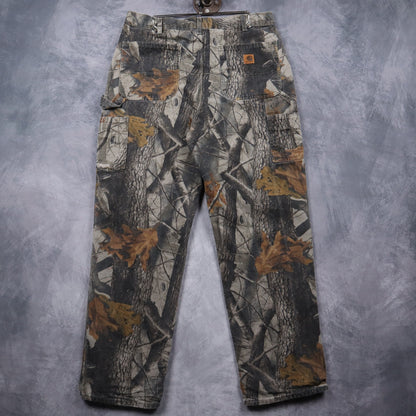 Y2K Carhartt Realtree Camo Dungaree Fit Carpenter Pants 5042