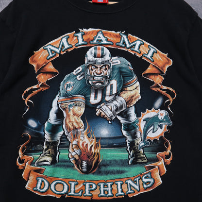 00s Black Miami Dolphins Shirt 6750