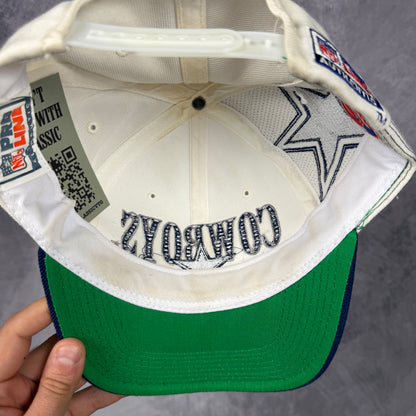 90s Cream Dallas Cowboys Sports Specialties Snapback Hat 6858