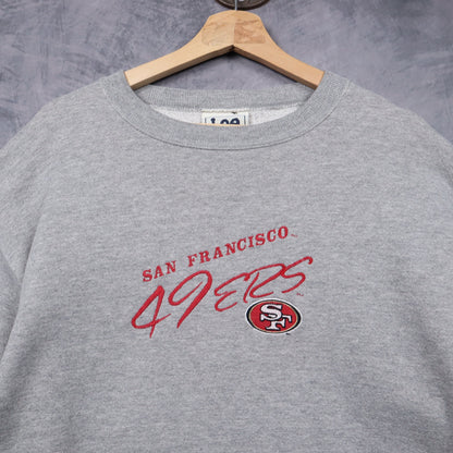 90s Grey San Francisco 49ers Crewneck Sweatshirt 6485