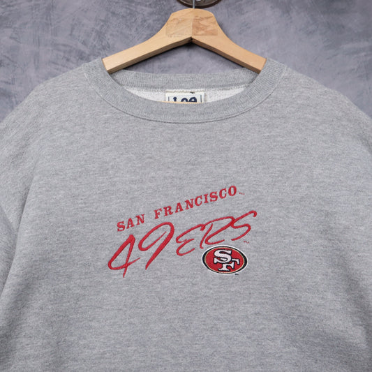 90s Grey San Francisco 49ers Crewneck Sweatshirt 6485