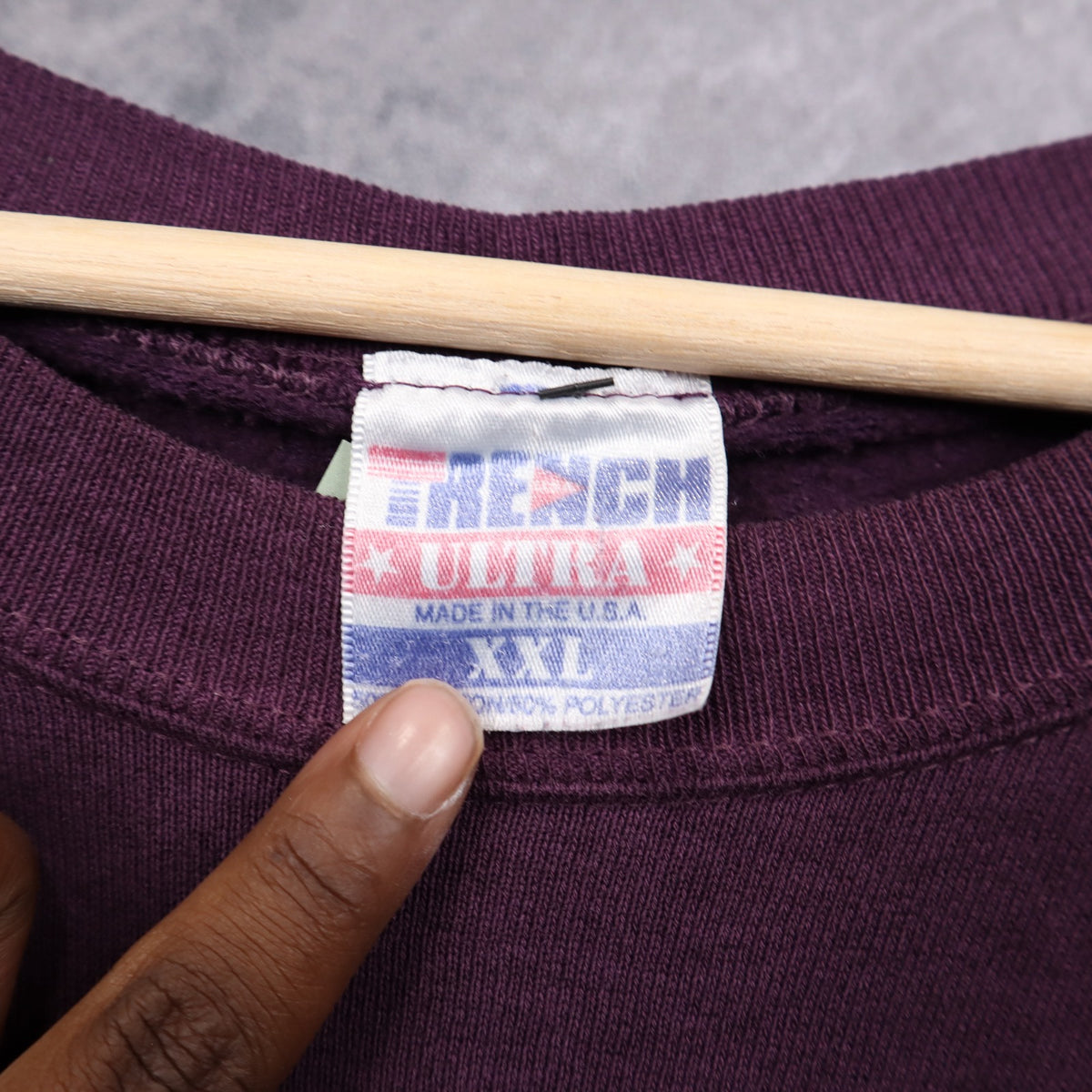 1995 Purple Oakland Raiders Crewneck Sweatshirt 6424